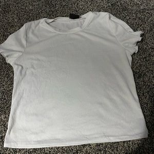 White crop top